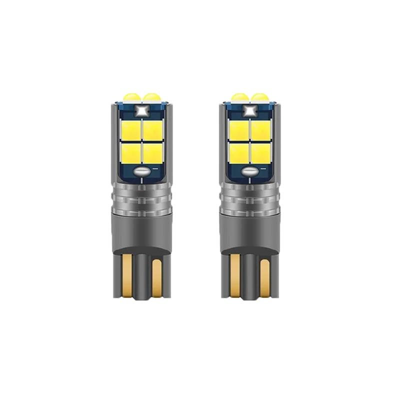 2/10 шт. T10 W5W 6SMD 3030 Супер яркие светодиодные Canbus Без ошибок Автомобильные внутренние лампы для чтения, купольные лампы, Автомобильная парковочная лампа, клиновидная Ice blue