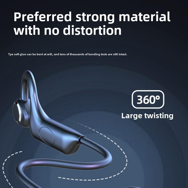 Bluetooth-ørepropp Ingen ørebevegelse Luftledning Stereo Plug-in Kort Dobbeltkanalsørepropp Universell