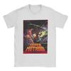 Super Metroid T-Shirt Herren Baumwolle Vintage T-Shirts Rundhals Spiel-Tees Kurzarm-Tops Klassisch