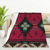 Bohemian Blanket Flannel Blanket Tribal Print Blanket Camping Bed Outdoor Sofa Office Blanket