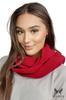 Sappho Women' Set Hat with Snood Color Red
