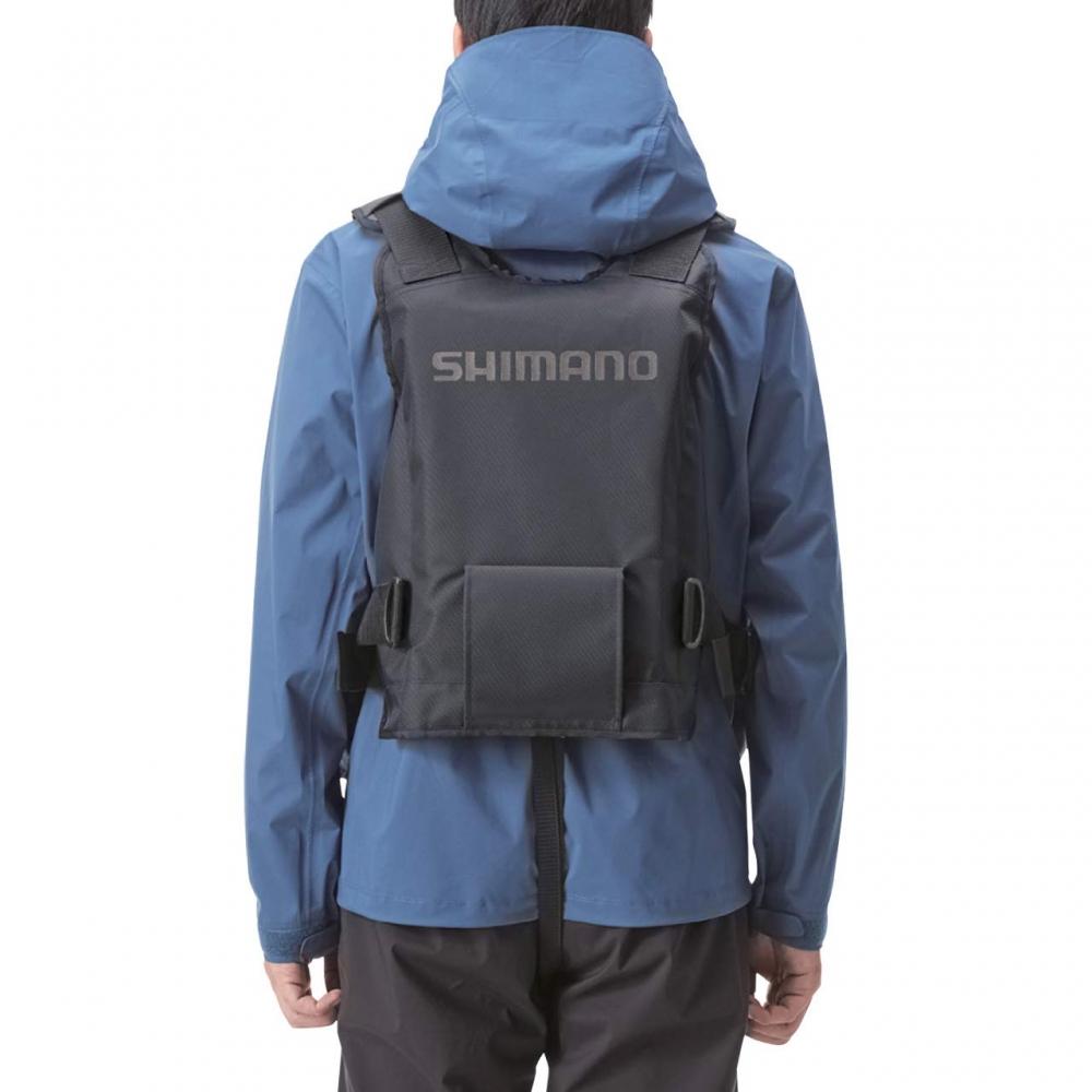 SHIMANO Fishing Wear Fixed Floating Vest Rock Shore Vest VF-029U Black 0 Rock Shore Rock Sea Saltwater