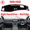 Car Dashboard Cover Avoid Light Pad Anti-UV Carpets Non-Slip Mat For Hyundai Santa Fe MX5 2024 2025 2026