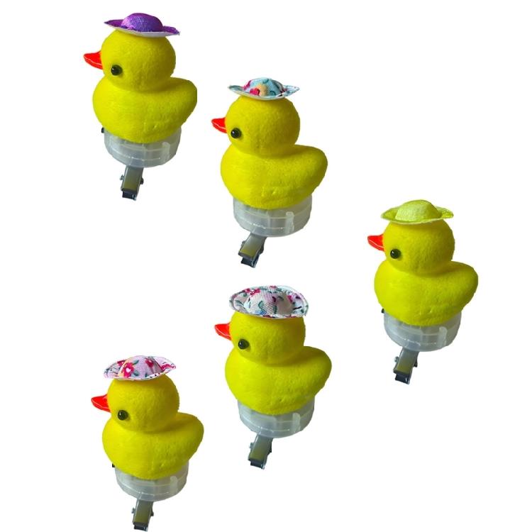 

5PCS Light Up Duck Shape Hair Clip With LED Flashing Light Cartoon Headwear Clip For Women Girl Special Occasion