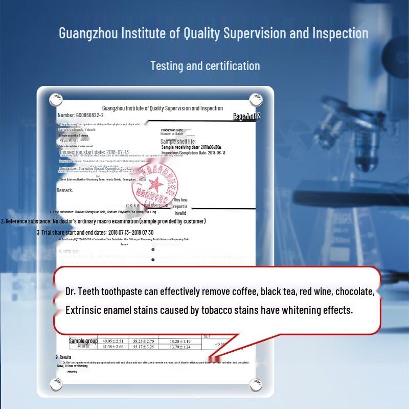 Dr. Tooth Lemon Whitening Toothpaste