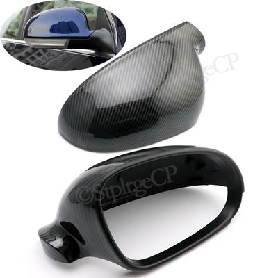 Side Wing Mirror Covers Caps For Volkswagen Golf MK5 GTI Plus Passat B6 B5.5 for Jetta 5 (Carbon Look) Sharan Variant EOS for VW