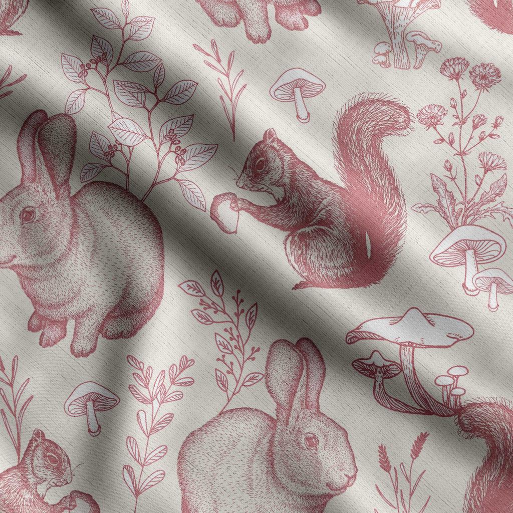 Soimoi Animals Print,  Cotton Cambric, Quilting Fabric Sold by The Yard 42 Inch Wide, Medium Weight Cotton Fabric, Sewing  Supplies,