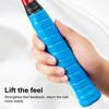 6 Pièces 110CM Bande de Grip pour Raquette de Badminton Antidérapante Absorbant la Sueur Antichoc Élastique Multifonctionnelle Canne à Pêche Raquette de Tennis Raquette de Paddle Bande de Surcharge