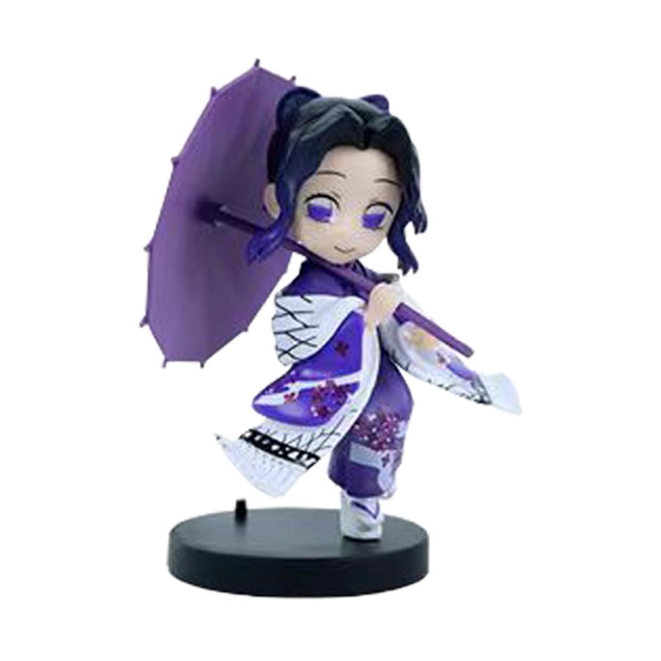 Animation 6Pcs/Kit Q Version Demon Slayer Boxed Action Figure Miniature Figurine Decoration Piece Attachment Animation Design Adorable Decoration