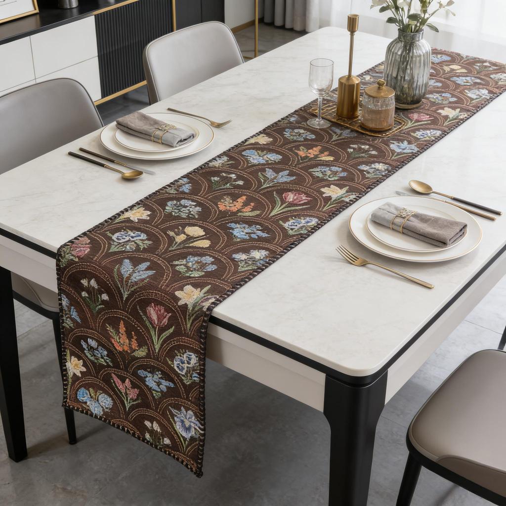 All-match Tablecloth Mat Dining Table, TV Cabinet & Center Table Nordic Cotton Linen Table Runner