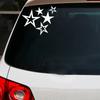 18x15cm Five Different Star Types Car Sticker Waterproof Car Decal Vinyl Stickers Car Styling Accessories Pegatinas Para Coche