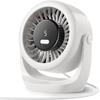 USB Desk Turbo Fan, Ultra-Quiet Mini Desk Fan, Powerful Wind, LED Display, 5 Speed, 360° Rotating