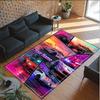 Gepersonaliseerd Kristal Fluweel Tapijt Custom Naam Tekst, GTA Antislip Vloerkleed Voor Huisdecoratie
