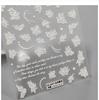 1pcs 5D Bronzing Star Moon Nail Art Stickers Luxury Gold Silver Adhesive Slider Press on Nail Decoration Decals Accessories DIY