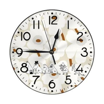 Asamike Wall Clock, Nordic Fairy Tale Design, Stylish, Quiet, Wall Clock, Home, Bedroom, Decorative, Gift, GZX186
