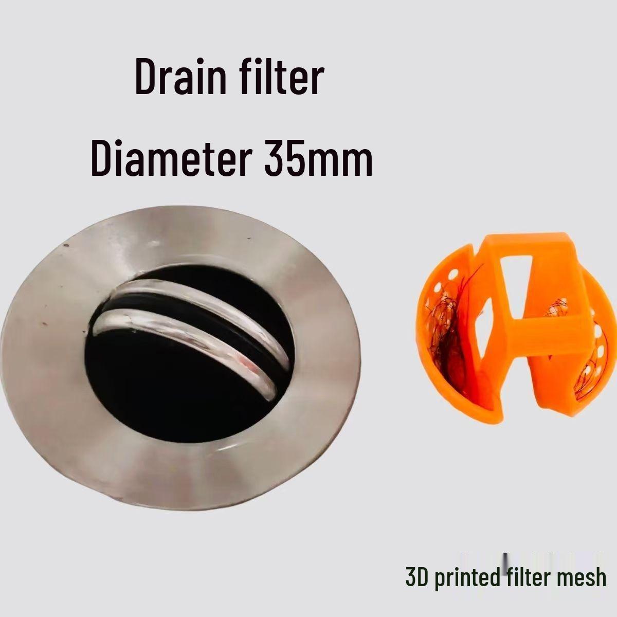 Multilayer Bathroom Sink Drain Filter and Stopper Set