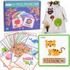 Conjunto de Brinquedos Montessori para Aprender o Alfabeto para Crianças de 3 a 7 Anos, Jogo de Ortografia com 100 Letras de Madeira, 30 Cartões Dupla Face e Bolsa de Armazenamento, Presente Educacional