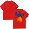 Dominic Fike Orange T-shirt Dominic Fike Merch Women Men Fashion Casual Cotton Short Sleeve Tee Trendy Creative Graphic T Shirts