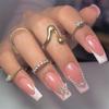 Trendy European & American Style Press-On Nails: Simple, Pure, and Removable Nail Pieces Available