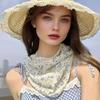 Women's Bohemian Floral Print Neck Scarf Breathable Full Coverage Windproof Outdoor Beach Accessory for Casual Outings & Summer Activities