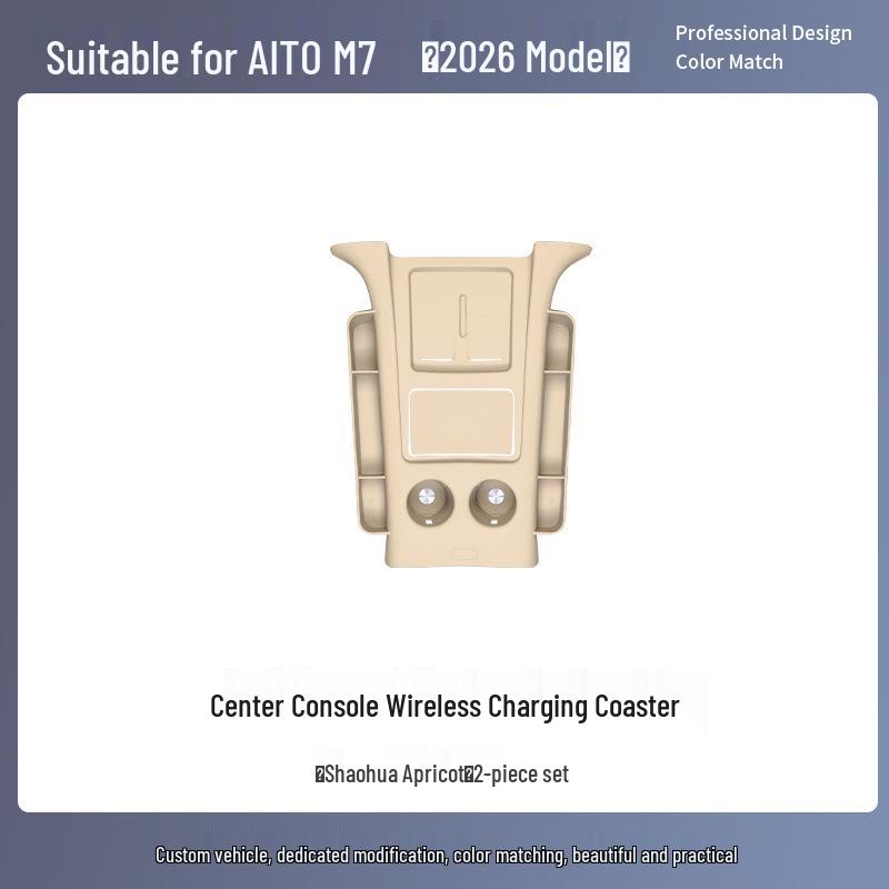 AITO M7 Wireless Charging Silicone Pad & Center Console Protective Accessory Compatible with 26 Models