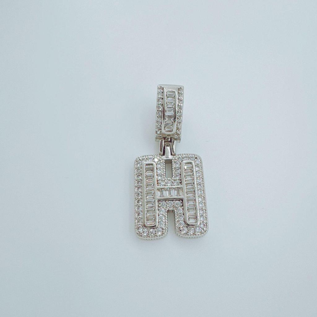 European Rock Candy Necklace: 26-Letter Pendant, Hip Hop Fashion Jewelry Accessories