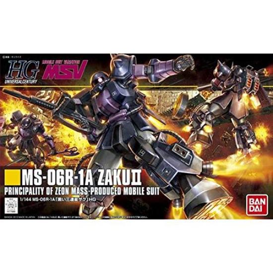 HGUC Black Zaku II 1/144 MS-06R-1A Tri-Stars (MSV)