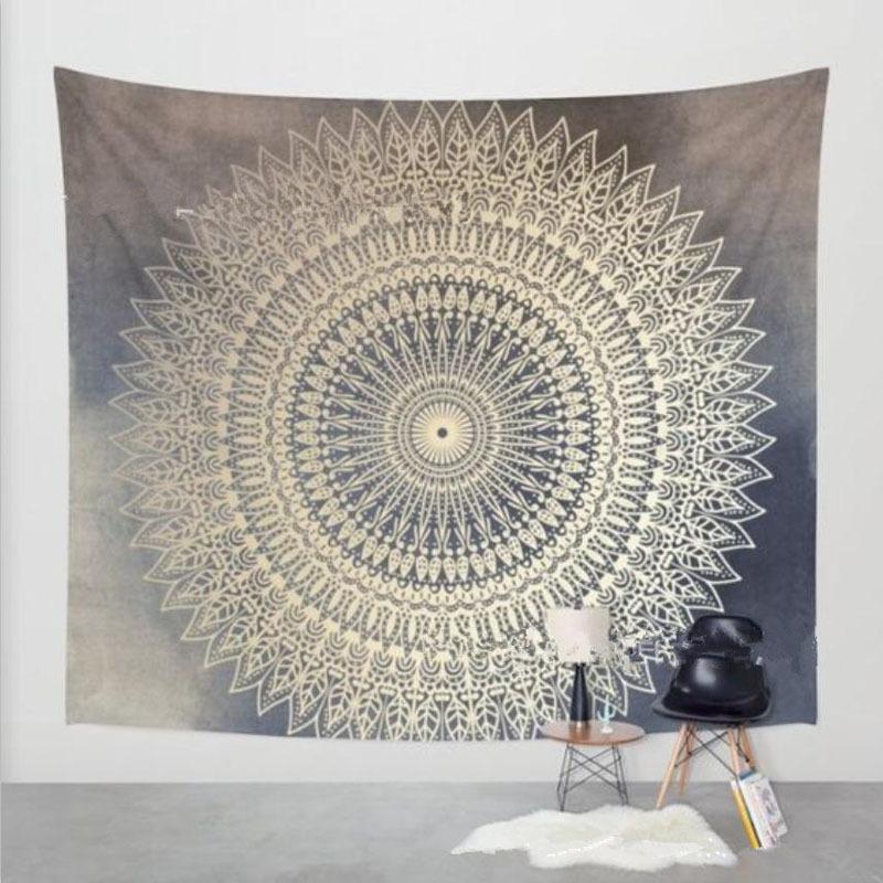 Bohemian Hanging Cloth Totem Tapestry Bedside Decoration Tablecloth Living Room Background Cloth Room Decoration Painting