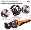Tubular Insulated Needle Crimping Pliers 4/6-Sided Electrician's Terminal Crimpers