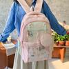 Junior High School Students High-quality Men and Women with the Same Large-capacity Schoolbag Versatile Pain Bag Cute College Style Backpack