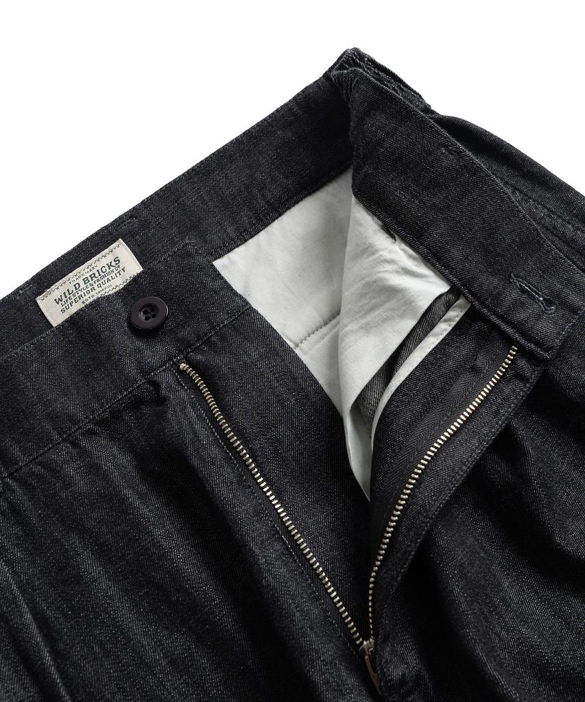 Waildeubeuligseu W23 Denim Chino Pants (Black)