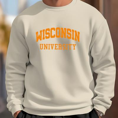 Men's Crew Neck Sweatshirt, Quick-Dry Fabric, Travel & Commute Essential