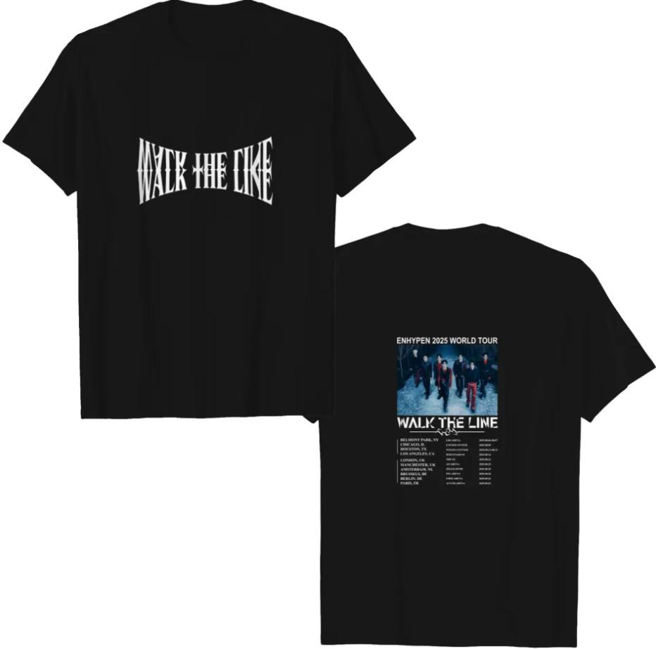 Enhypen Walk The Line World Tour 2026 T-shirtT-Shirt shirt XXL