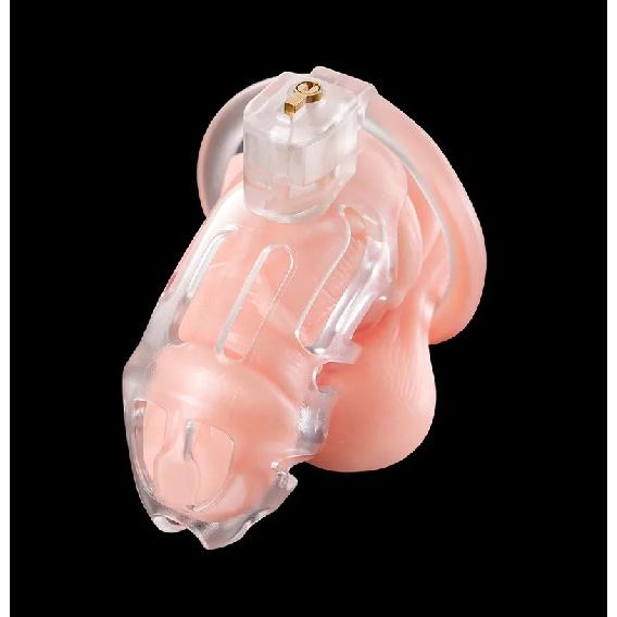 Mens Chastity Lock Hidden Lock Cockcage Exercise Penis Lock Ring Chastity Lock Abstaining Adult Sex Products Wholesale