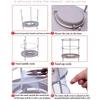 Fly Trap Cage Hanging Insect Catcher Net Portable Fold Insect Trap For Outdoor Garden Orchard Vegetable Farm Reusable Fly Mesh