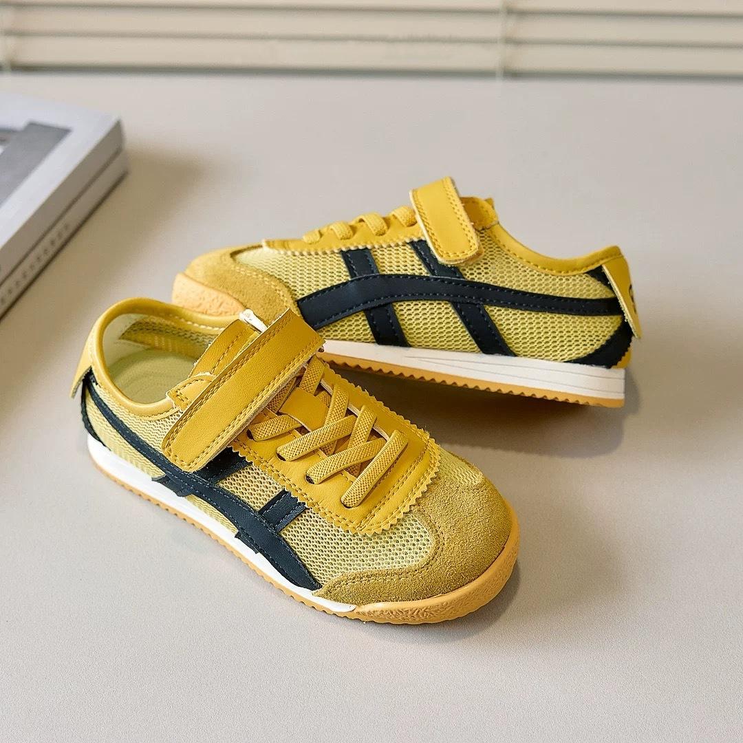 

Children s mesh breathable Forrest Gump shoes 2025 summer candy color lightweight soft sole boys mesh shoes girls sneakers 36 жёлтый