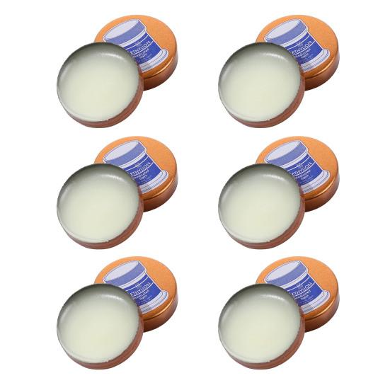 6Pcs 3/4G Herbal Menthol Cooling Balm Headaches Migraines Muscle Pain Bite Itching Fatigue Relief Calming Natural Summer Traveling Portable Cooling
