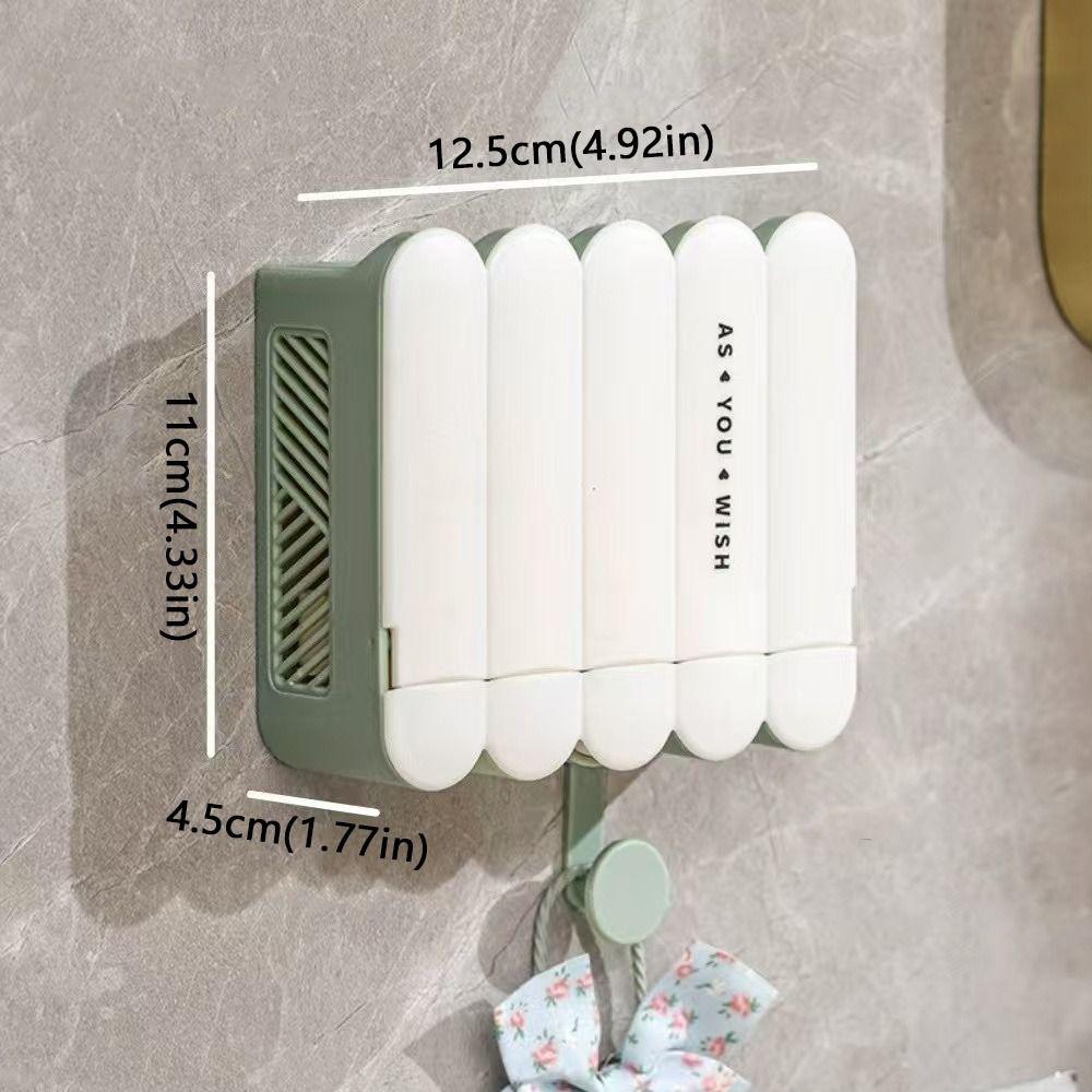 Waterproof Bathroom Soap Holder Flip Lid Soap Storage Rack Wall Mounted Soap Box  Bathroom