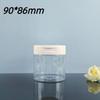Makeup Remover Pad Jar With Tweezers Round Clear Container Jars Empty Bottle Wide Mouth Flap Bottle Storage Lotion