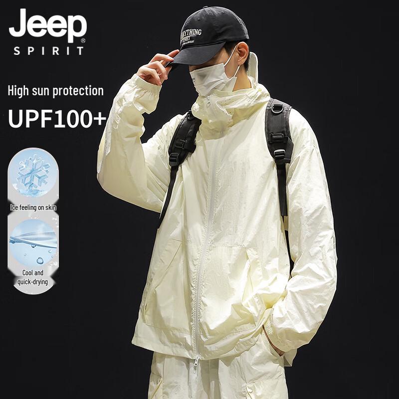 JEEP SPIRIT Unisex Ice Silk Sun Protection Jacket S