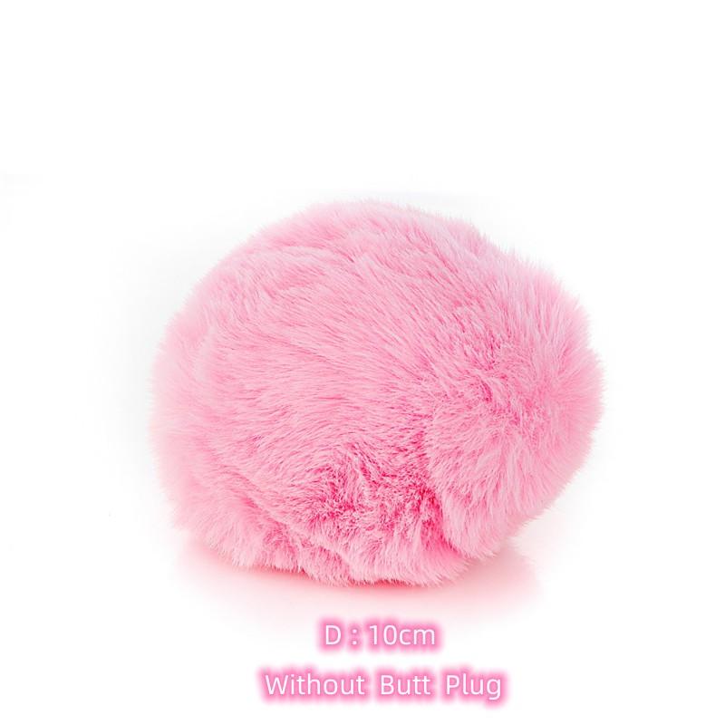 BDSM Faux Fox Tail Anal Plug with Removable Smooth Butt Plug for Men Women Role-playing Adult Games Sex Toys