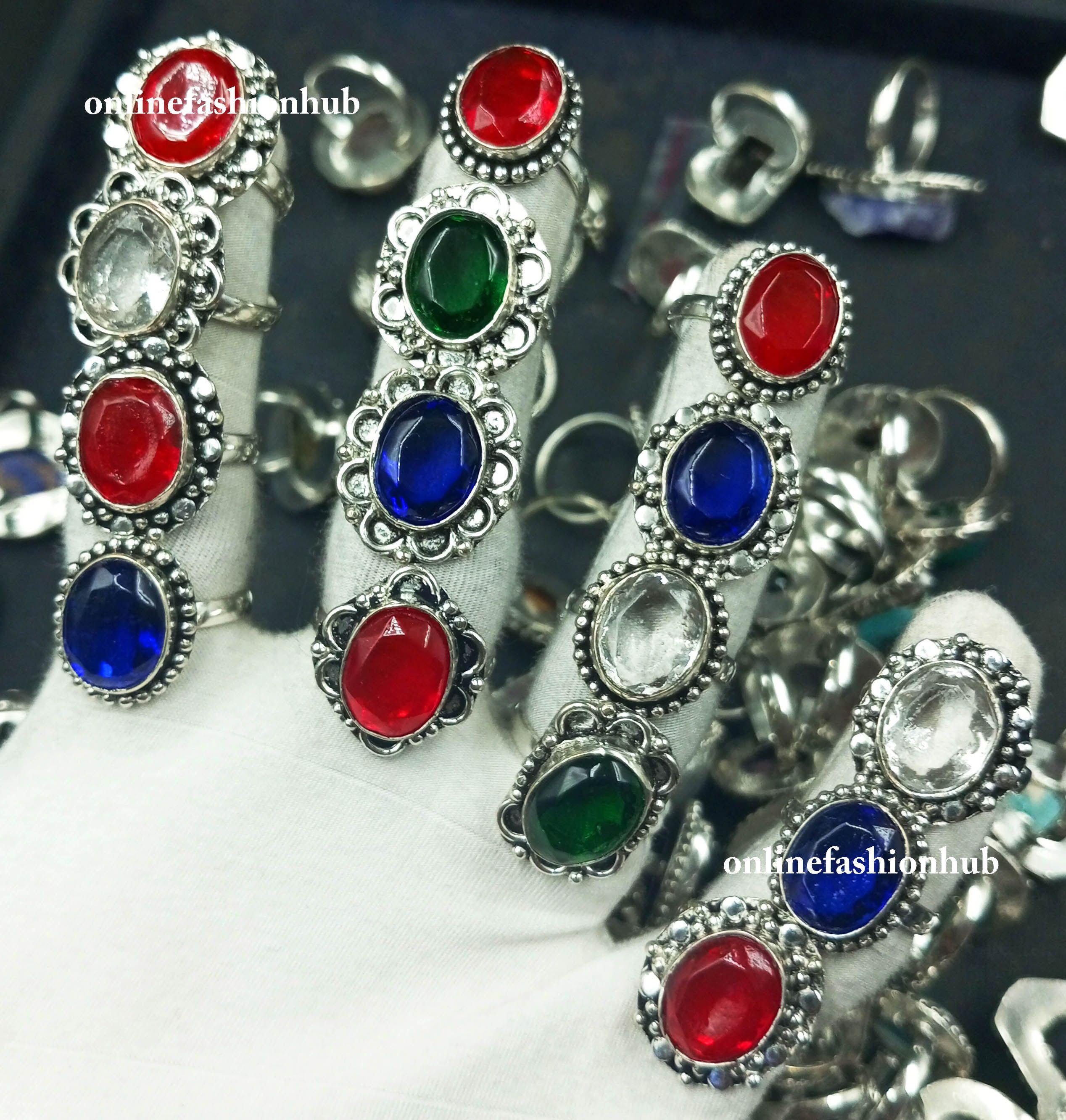 

5Pcs Multi Topaz Gemstone Дизайнерские кольца ручной работы Ювелирные изделия оптом, Ювелирные изделия оптом, Кольца оптом, Рождественский подарок, Оптовая JewelryMRO-L31