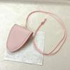 Korean Trendy Eyeglasses Storage Bag Lanyard Magnetic Portable Pu Leather Case Cover Sunglasses Key Case Reading Glasses Bag