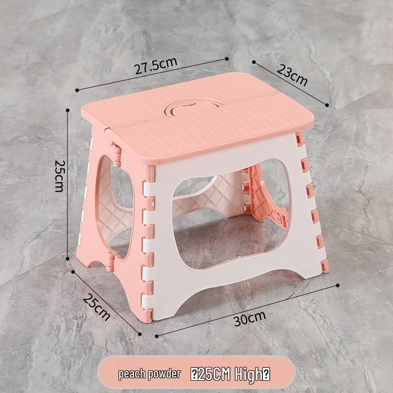 Foldable Thickened Multi-Use Stool: Fishing, Outdoor, Dining, Plastic/High/Low