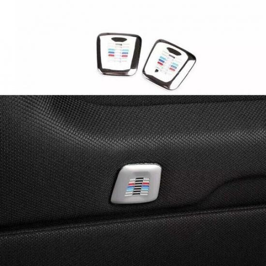 Cover Trim 18-22 Titanium Silver Car Inner Roof Microphone Horn For BMW 5 Series
