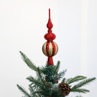 Noel Ağacı Topper Noel Glitter Ağacın Tepesi Topper kaymaz Şişe Kabak Şekli Noel Ağacı Dekorasyon Atmosfer Parti Dekoru Oluşturun