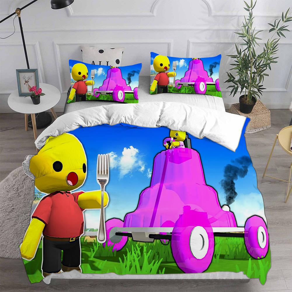3D Print  Wobbly & Life Single Twin Full Queen King Size Quilt Anime Bed Cover Pillow Case 2-3 Pieces Duvet Cover Bedding Sets