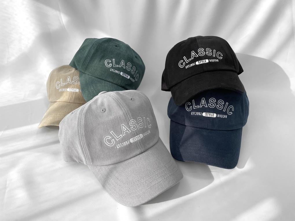 Women's Unisex Font Classic Ball Cap Hat Basic Cap