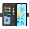 For Honor 200 Lite Leather Case Wallet Phone Cover with Dual Magnetic Clasps