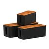Cord Organizer Box to Hide Surge Protector on Desk or Floor Charger Socket Network Line Storage Bin